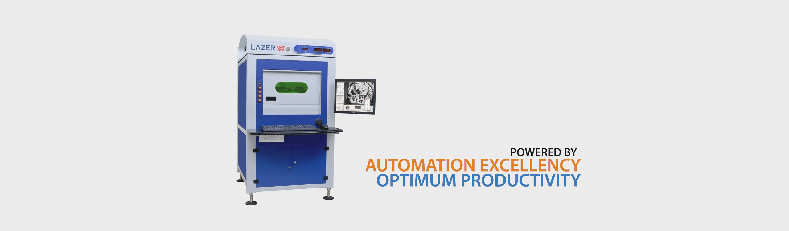 this is Compact diamond laser machine, Lazer NXT - banner